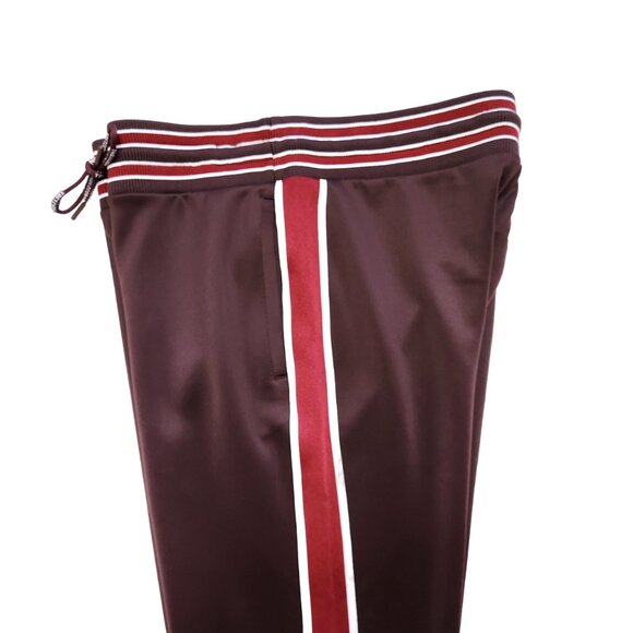 NEW Swedish Tretorn Chocolate Brown Jogger Track Pants with Stripes Size Men's M - Picture 6 of 16